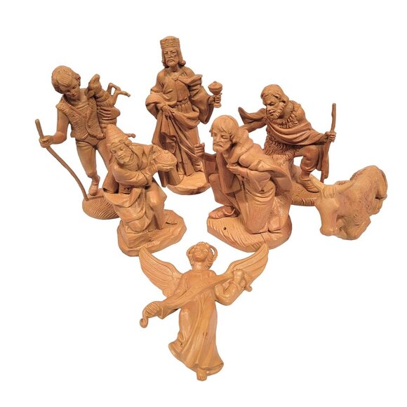 Nativity Lot 7 Italy Figures Fontanini Mary Jesus Missing up to 6.5'' Christmas - Picture 1 of 14